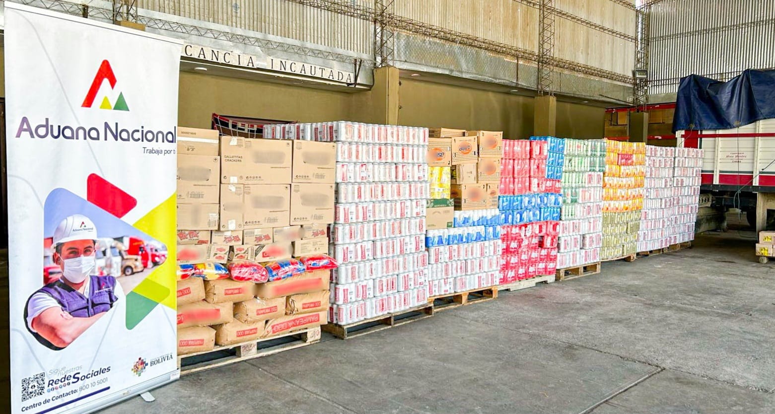 Aduana de Tarija decomisa mercancía de contrabando por más de 132 mil bolivianos