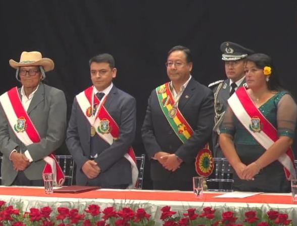 Presidente Arce preside sesión de honor por aniversario de la Batalla de la Tablada en Tarija